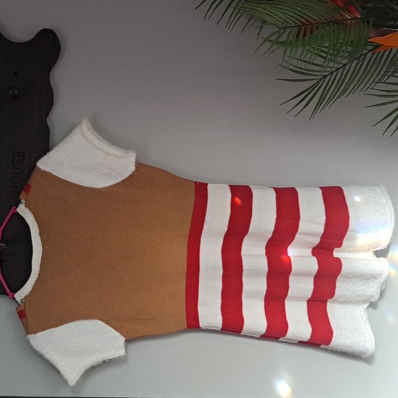 Planet Gold Christmas Bells Ringing Dress Sz Meduim PTP:18.5" Length:32" - Picture 7 of 7